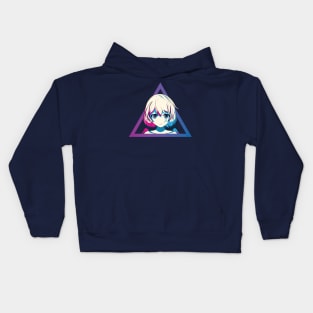 Teriri waifu merch Kids Hoodie